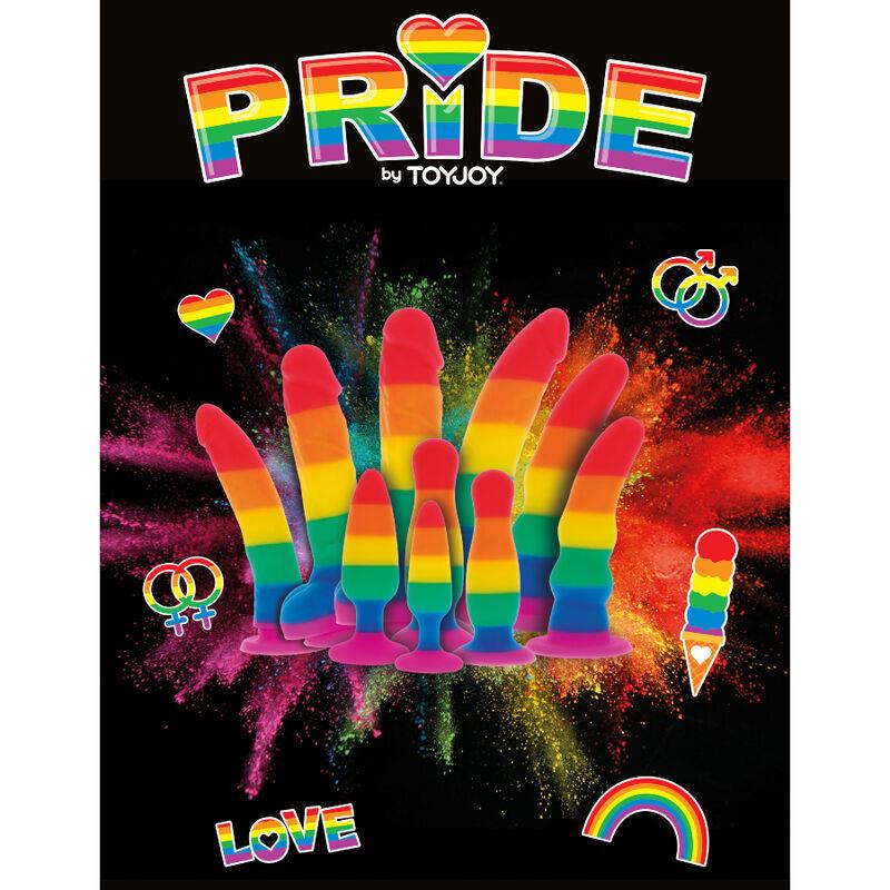 LGBT FLAG DILDO 15 CM