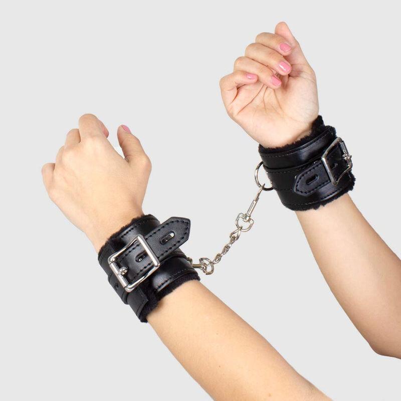 ČRNE BONDAGE LISICE BDSM KOLEKCIJA