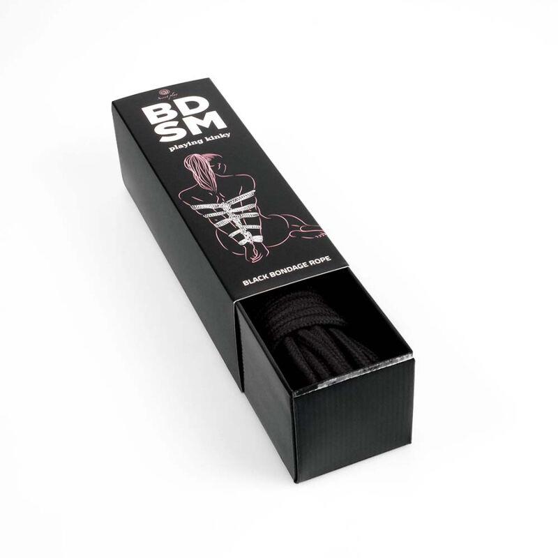 BLACK BONDAGE ROPE BDSM COLLECTION