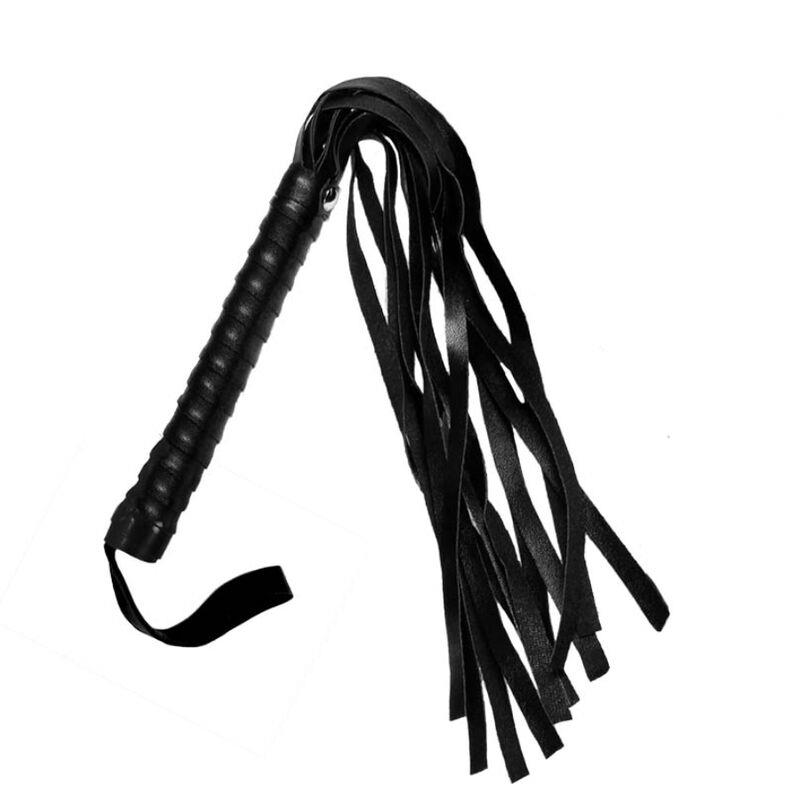BLACK BONDAGE WHIP BDSM COLLECTION