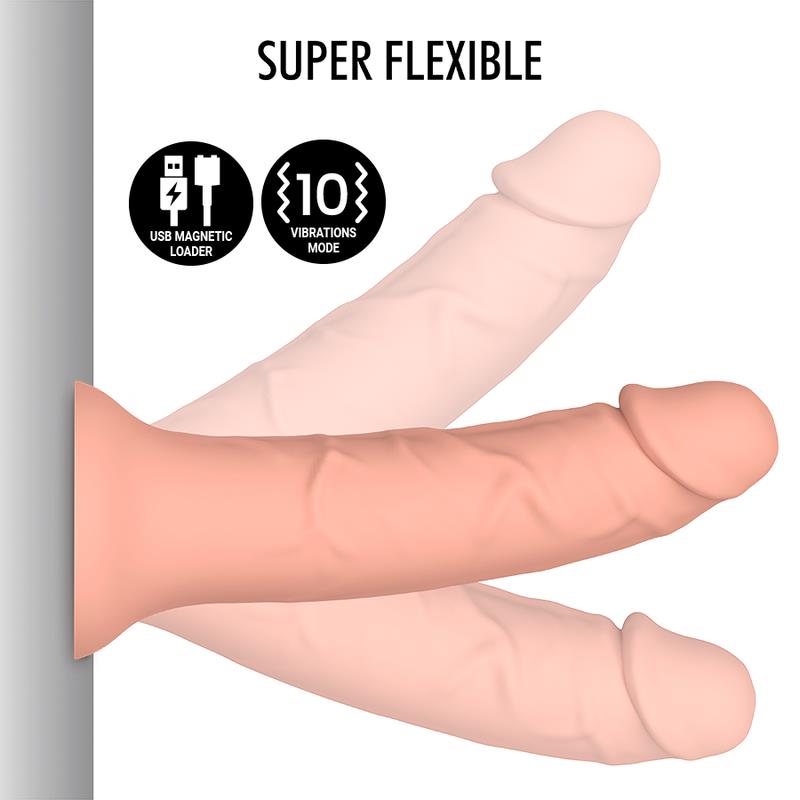 ASHER ORIGINAL DILDO S - VIBRATOR KOMPATIBILEN Z WATCHME BREZŽIČNO TEHNOLOGIJO