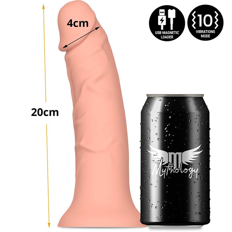ASHER ORIGINAL DILDO M - VIBRATOR KOMPATIBILAN S WATCHME BEŽIČNOM TEHNOLOGIJOM