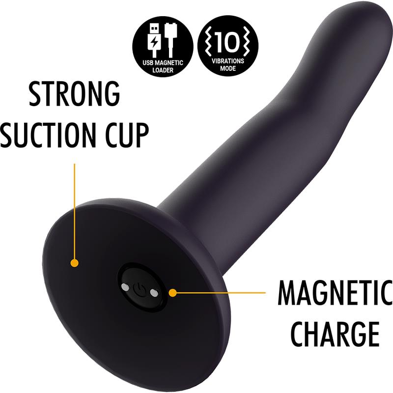 DUMAN MYSTIC DILDO L - VIBRATOR COMPATIBLE WITH WATCHME WIRELESS TECHNOLOGY