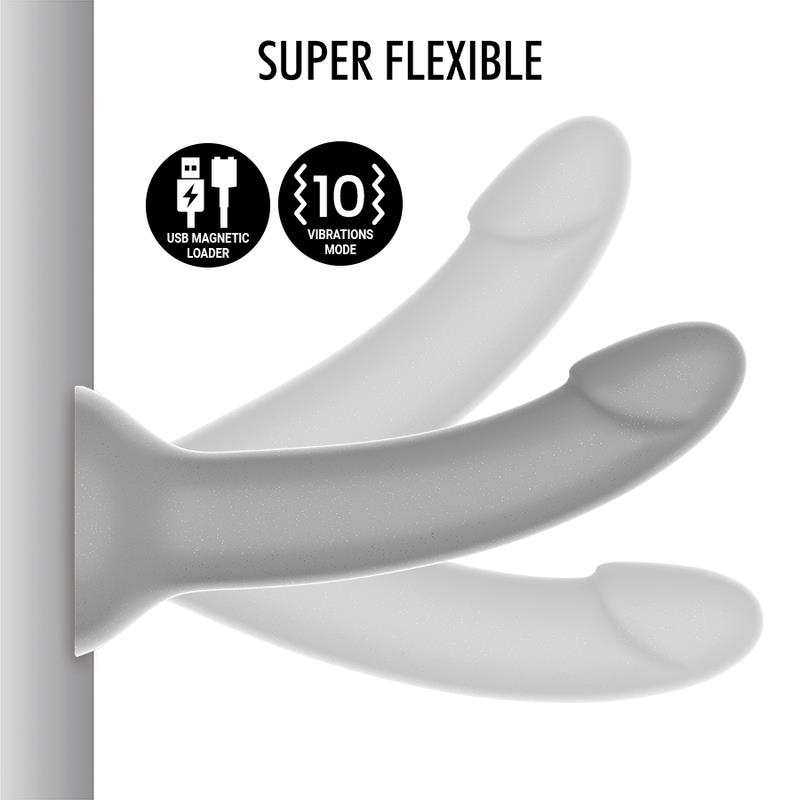 RUNE MAJESTIC DILDO S - VIBRATOR WATCHME BREZŽIČNA TEHNOLOGIJA KOMPATIBILNA