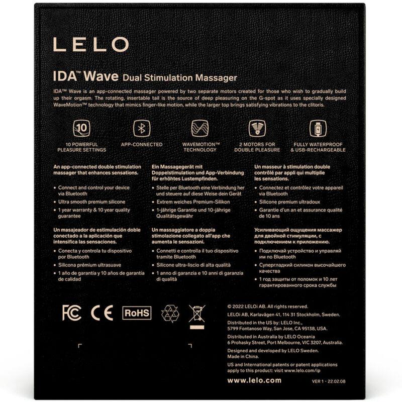IDA WAVE COUPLES MASSAGER BLACK
