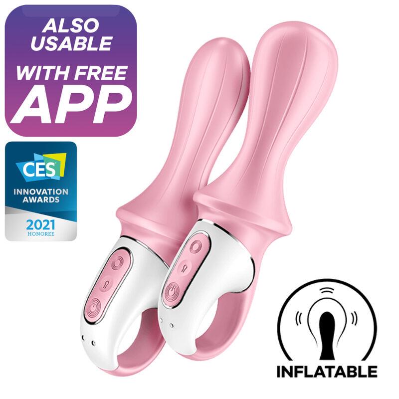 AIR PUMP BOOTY 5+ INFLATABLE ANAL VIBRATOR PINK