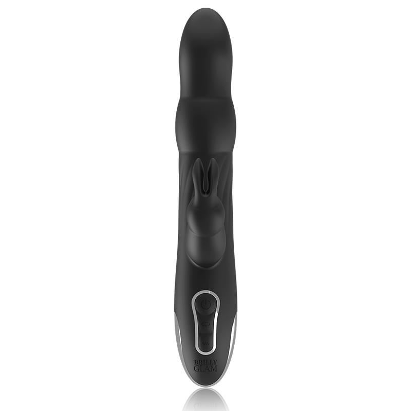 BRILLY GLAM- MOEBIUS RABBIT VIBRATOR & ROTATOR COMPATIBLE WITH WATCHME WIRELESS TECHNOLOGY