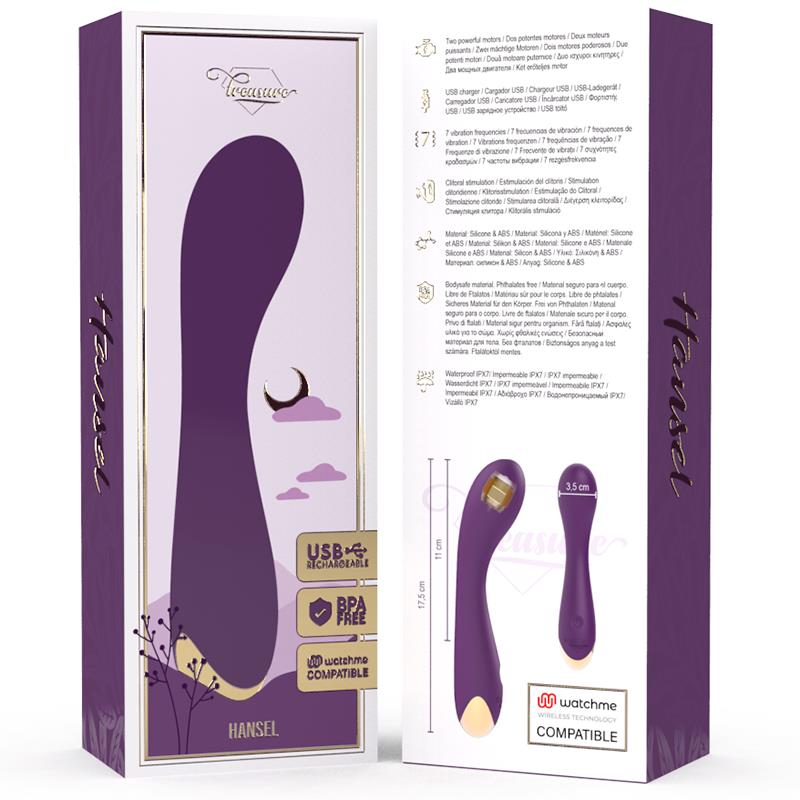 HANSEL G-SPOT VIBRATOR WATCHME WIRELESS TECHNOLOGY COMPATIBLE