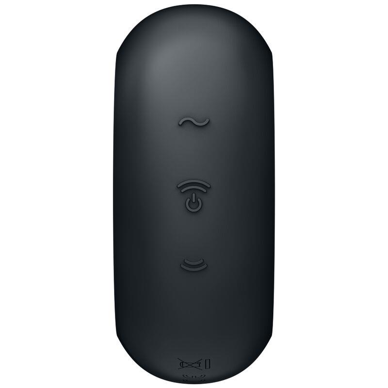 PRO TO GO 3 DVOJNI AIR PULSE STIMULATOR & VIBRATOR ČRN