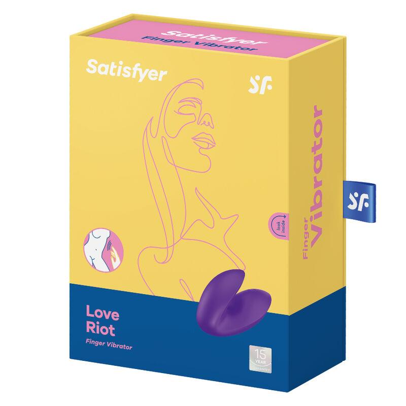 LOVE RIOT FINGER VIBRATOR PURPLE