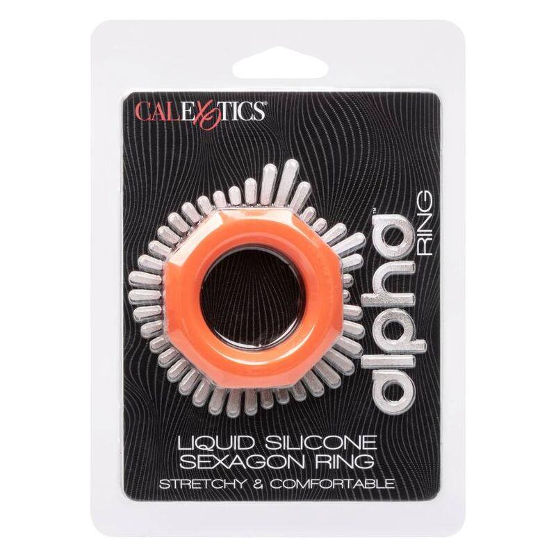 ALPHA SEXAGON RING ORANGE