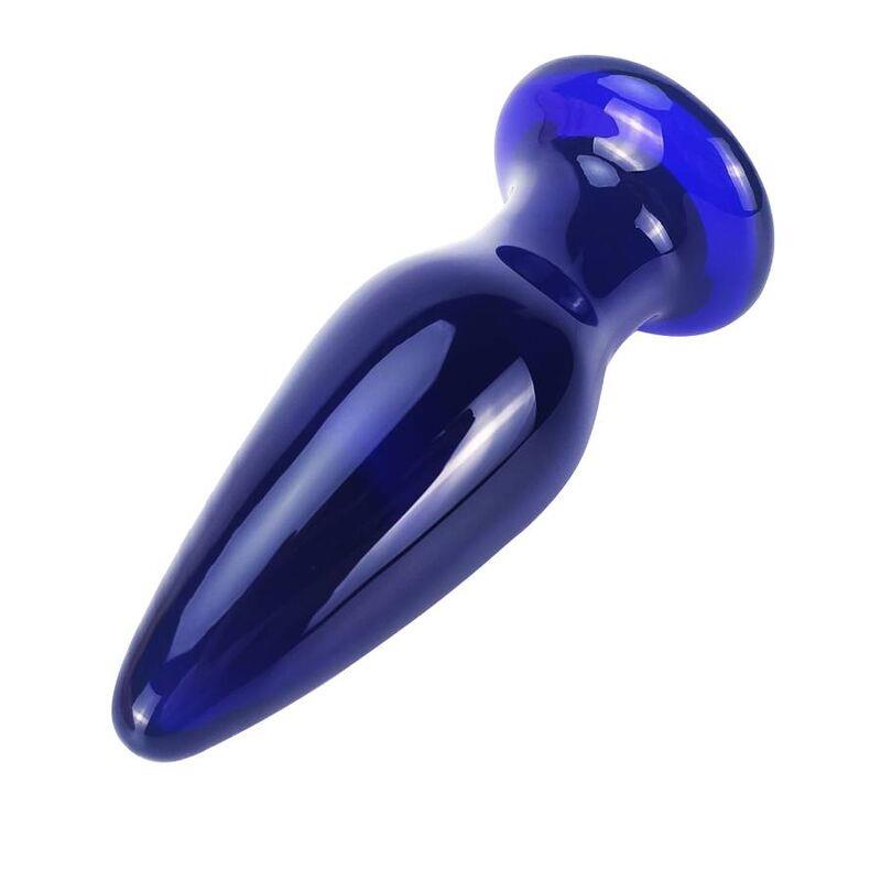 THE SHINING VIBRATING GLAS BUTTPLUG