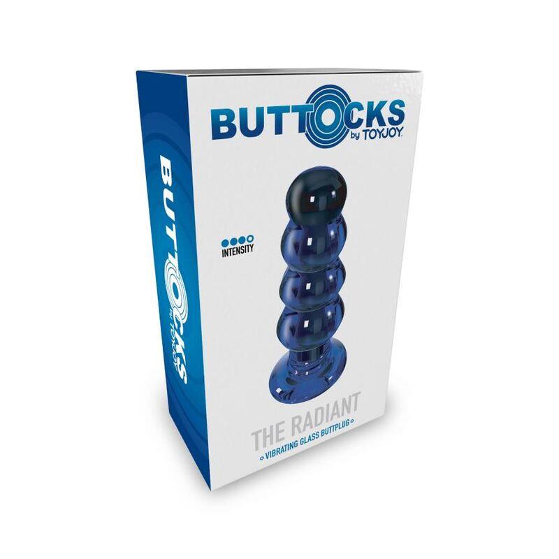 BUTTOCKS RADIANT GLASS BUTTPLUG
