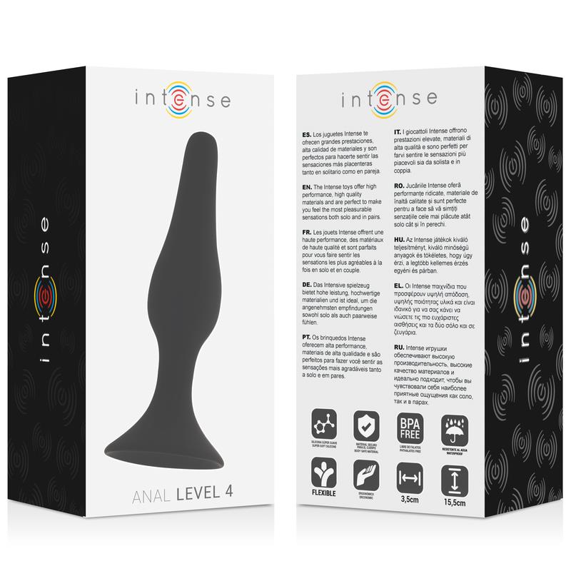 ANAL LEVEL 4 15.5CM BLACK