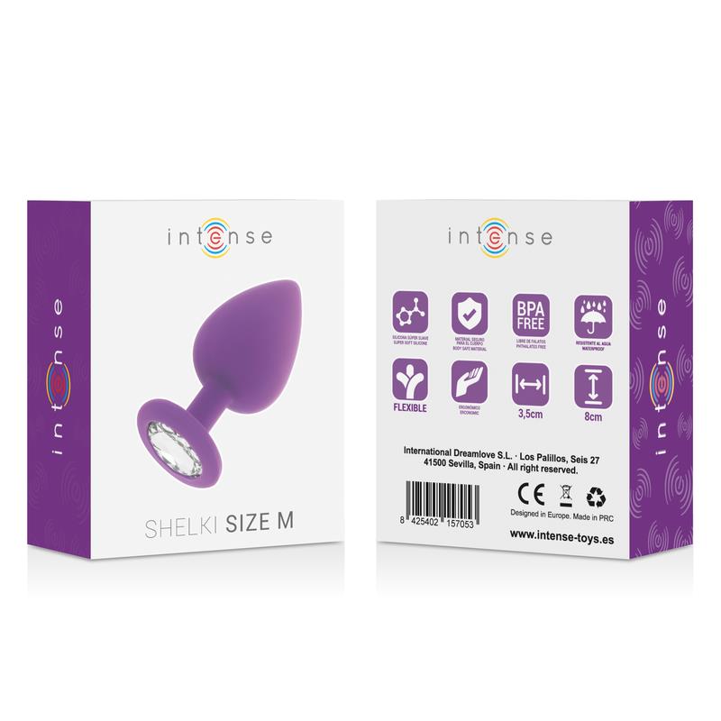SHELKI M ANAL PLUG LILAC