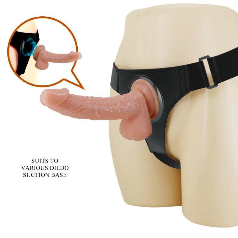 HARNESS BRIEFS UNIVERSAL HARNESS WITH DILDO KEVIN 19 CM NATURAL