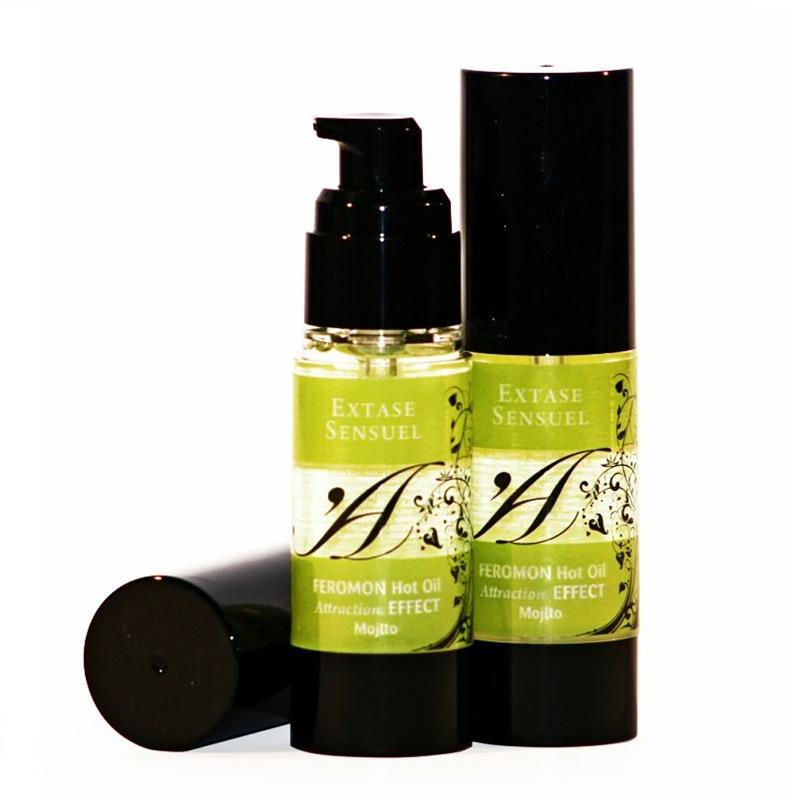 HEAT EFFECT MASSAGE OIL WITH MOJITO PHEROMONES 30 ML