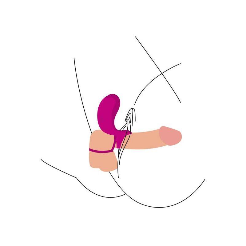 COUPLES STIMULATOR RING FUCHSIA