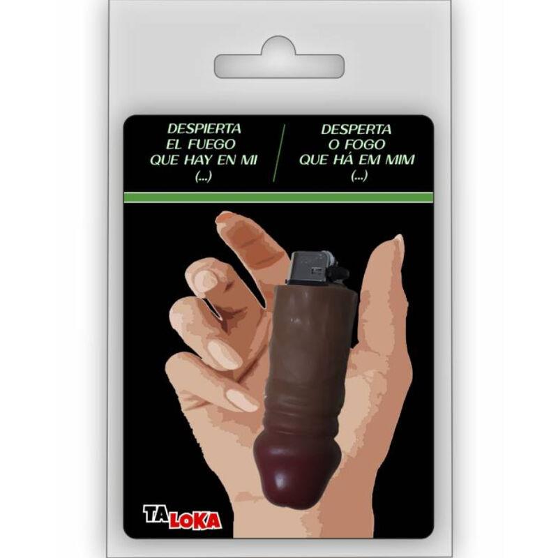 FANTASTIC LIGHTER IN THE SHAPE OF A MULATTO COLOR PENIS 100% RECHARGEABLE
