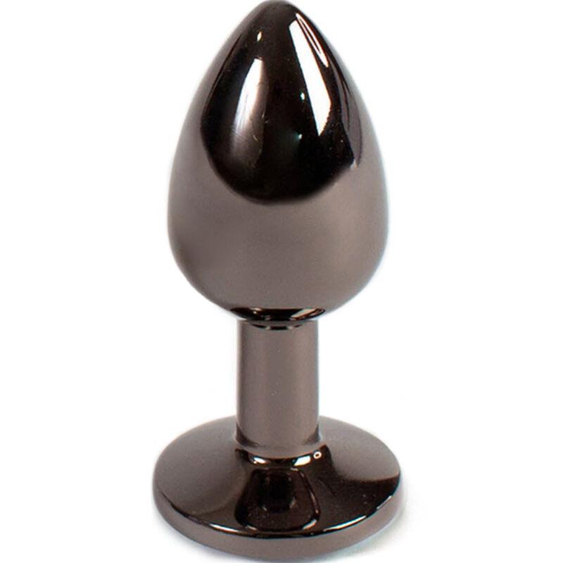 GUNMETAL BUTT PLUG SMALL SIZE 7 CM