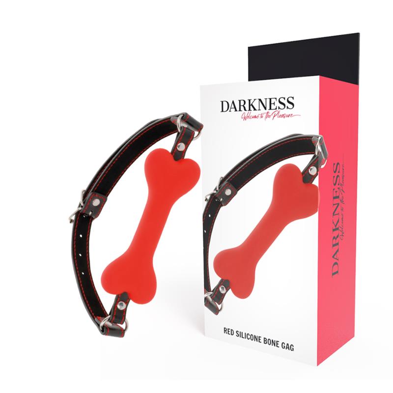 RED BONE SILICONE GAG