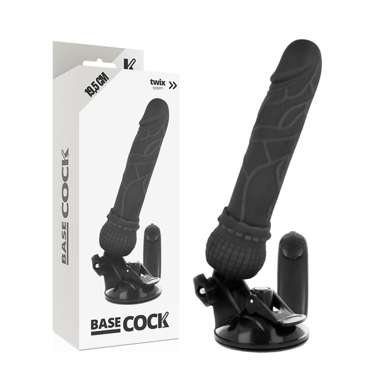 REALISTIC VIBRATOR REMOTE CONTROL FLESH 19.5 CM -O- 4 CM