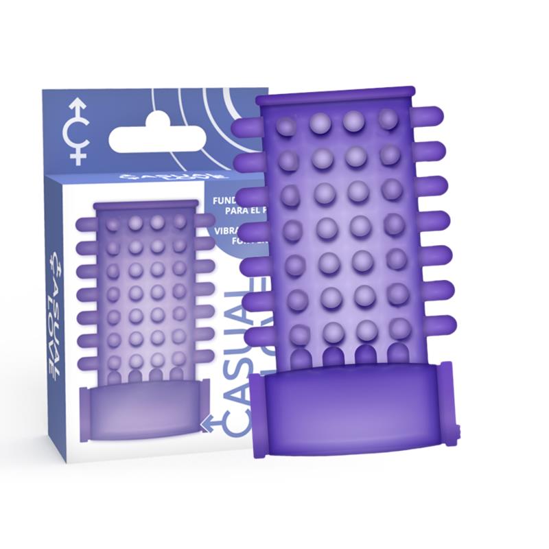 RING VIBRATING SLEEVE PURPLE