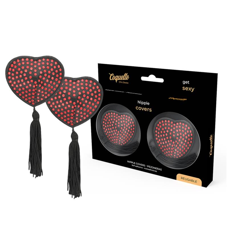 PREKRIVALA ZA NIPPLE SRCE ČRNA / RDEČA