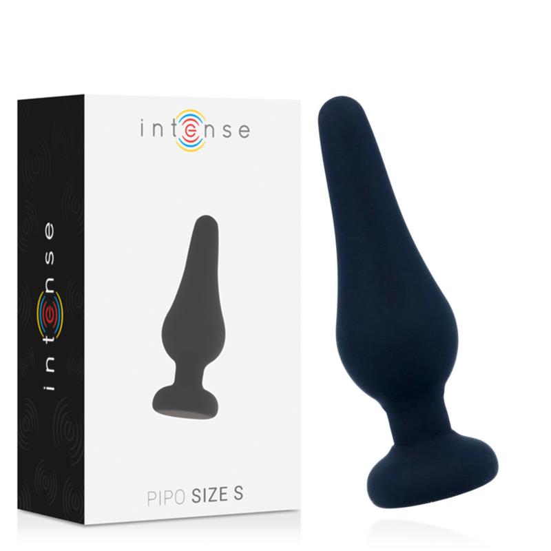 ANALNI VTIČ PIPO S ČRNI SILIKON 9.8 CM
