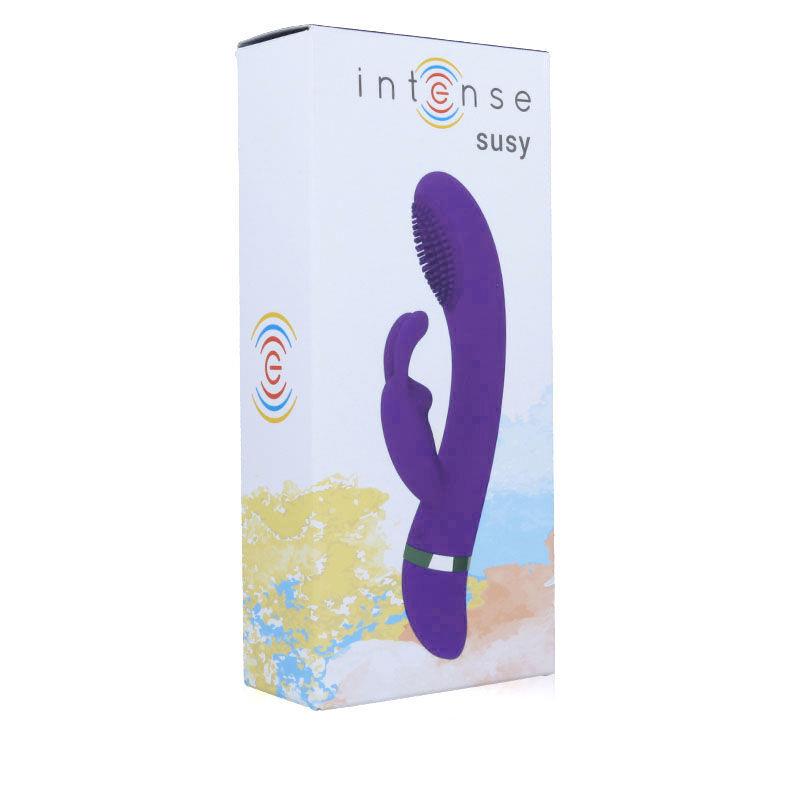 SUSY SILICONE RABBIT LILAC OSCILLATING VIBRATOR