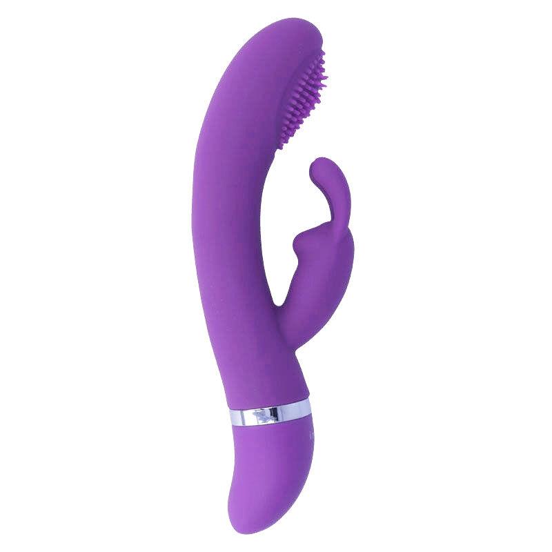 SUSY SILICONE RABBIT LILAC OSCILLATING VIBRATOR