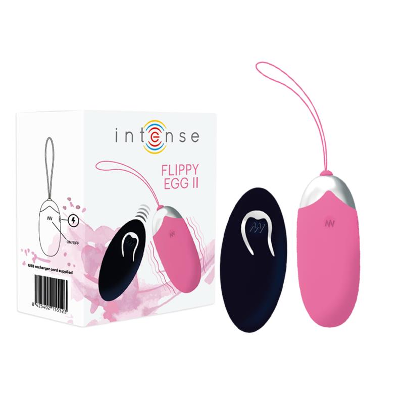 FLIPPY II VIBRATING EGG WITH REMOTE CONTROL PINK
