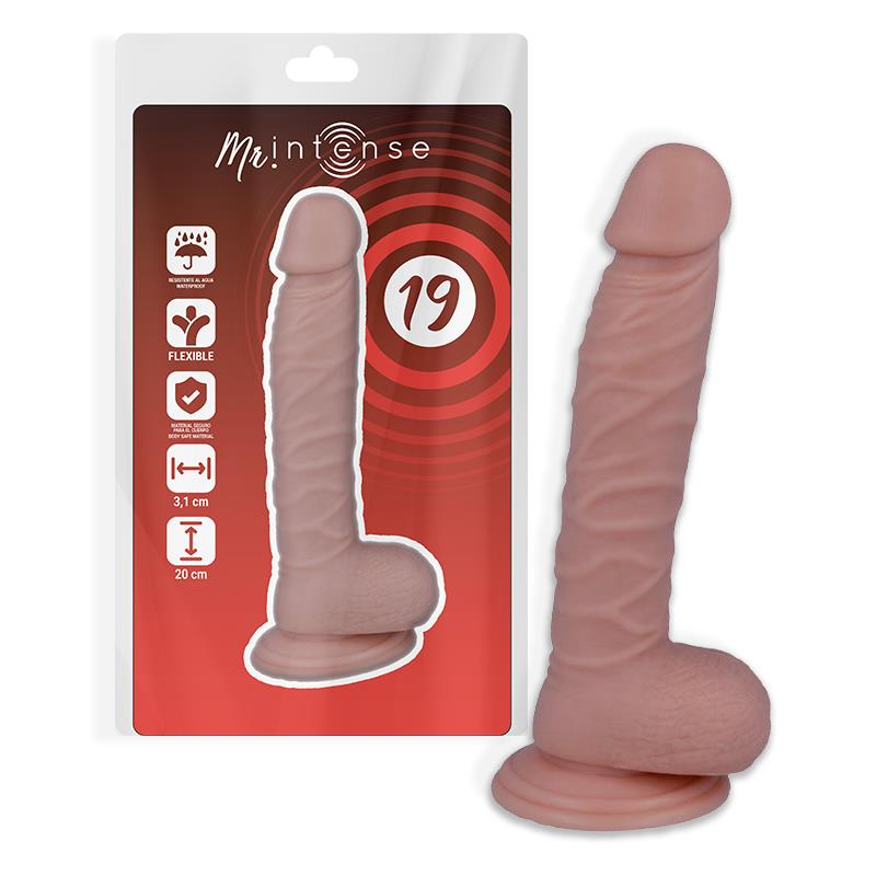 19 REALISTIC COCK 20 CM -O- 3.1 CM
