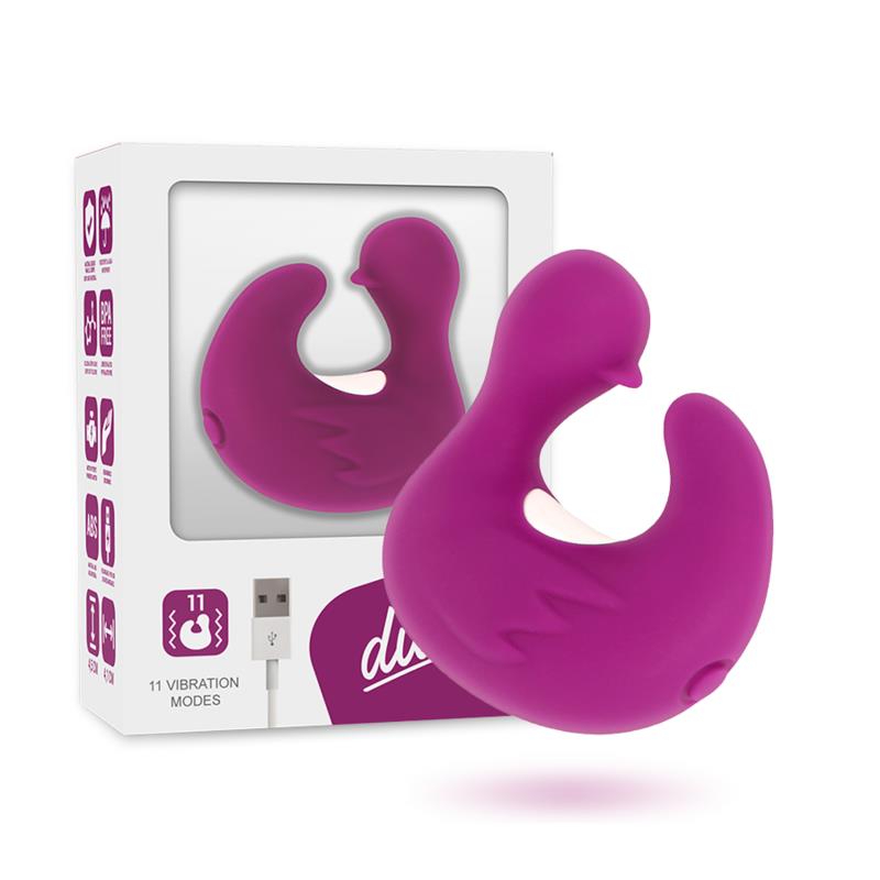 DUCKYMANIA RECHARGEABLE SILICONE STIMULATING DUCK THIMBLE