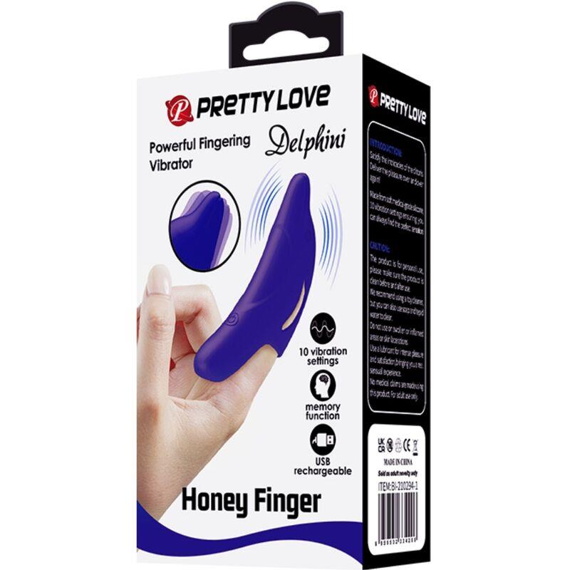 DELPHINI POWERFUL DARK BLUE FINGER STIMULATOR