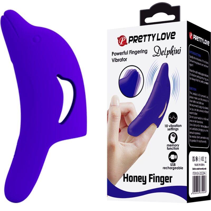 DELPHINI POWERFUL DARK BLUE FINGER STIMULATOR