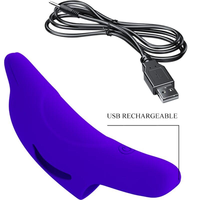 DELPHINI POWERFUL DARK BLUE FINGER STIMULATOR
