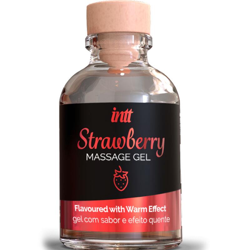 HOT EFFECT STRAWBERRY FLAVOR MASSAGE GEL