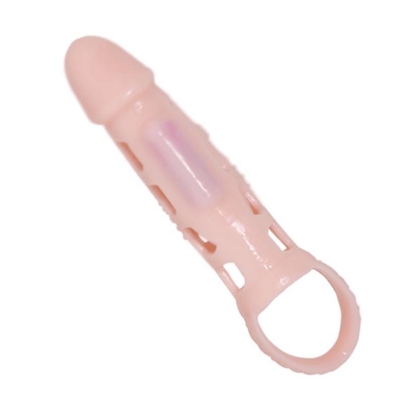 HARRISON PENIS EXTENDER COVER WITH VIBRATION AND STRAP 13.5 CM