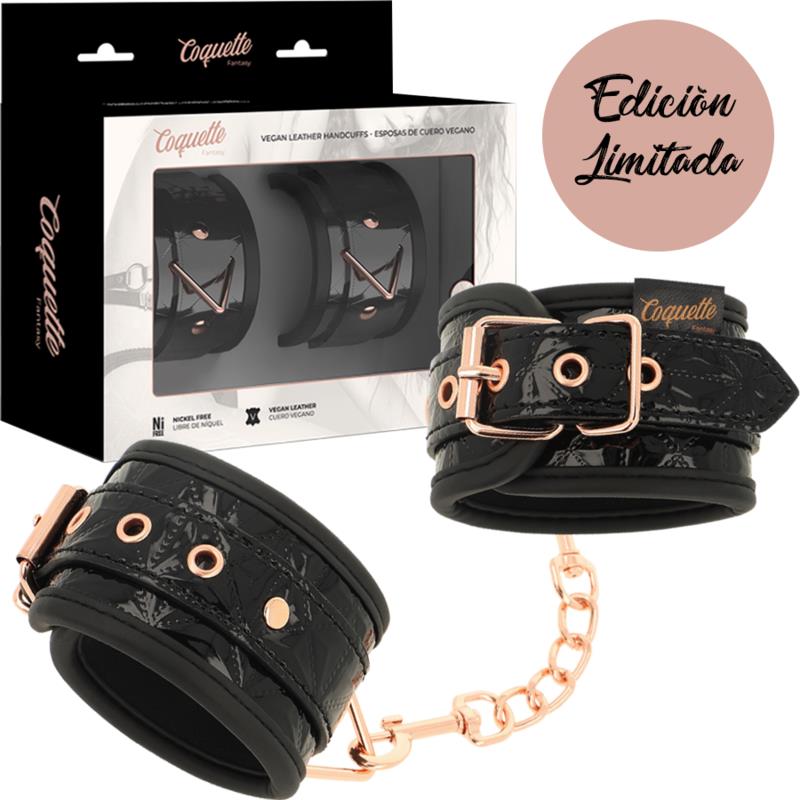 BLACK EDITION PREMIUM HANDCUFFS WITH NEOPRENE LINING