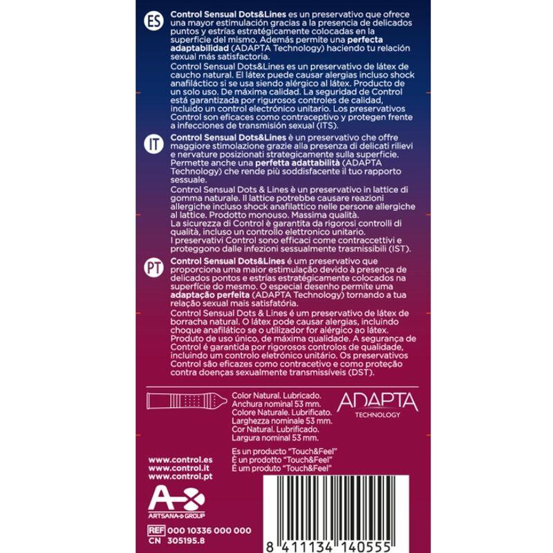 SENSUAL DOTS & LINES POINTS AND STRETCH MARKS 12 UNITS