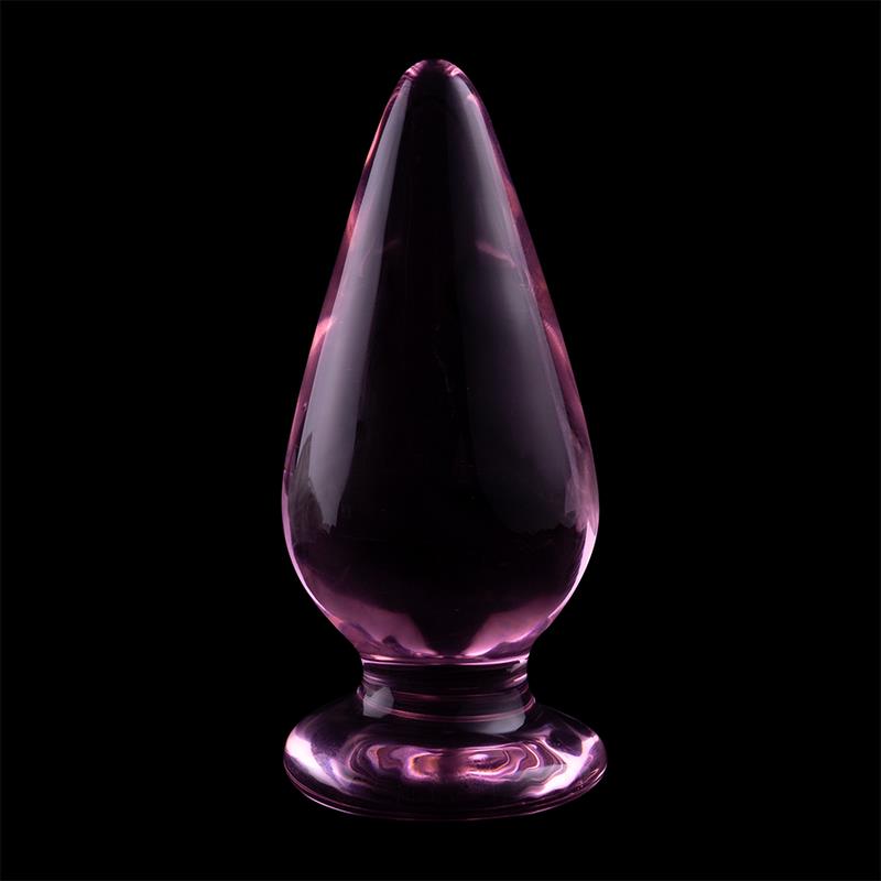 MODEL 4 ANAL PLUG BOROSILICATE GLASS CLEAR 11 CM -O- 5 CM