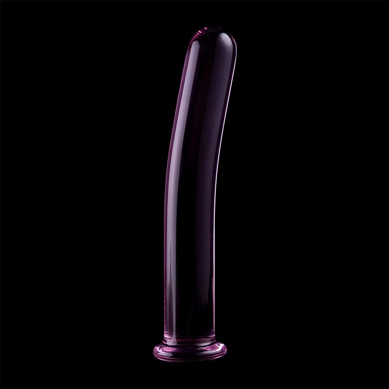 MODEL 9 DILDO BOROSILICATE GLASS CLEAR 15.5 CM -O- 2.5 CM
