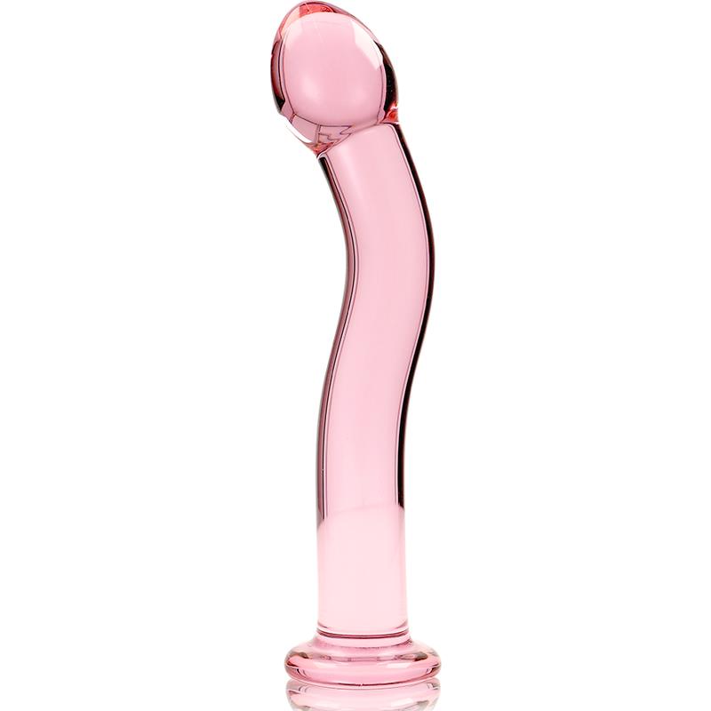 MODEL 18 DILDO BOROSILIKATNO STEKLO JASNO 18.5 CM -O- 3.5 CM