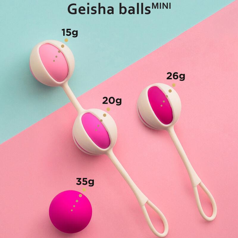 SET 4 GEISHA BALLS MINI PURPLE