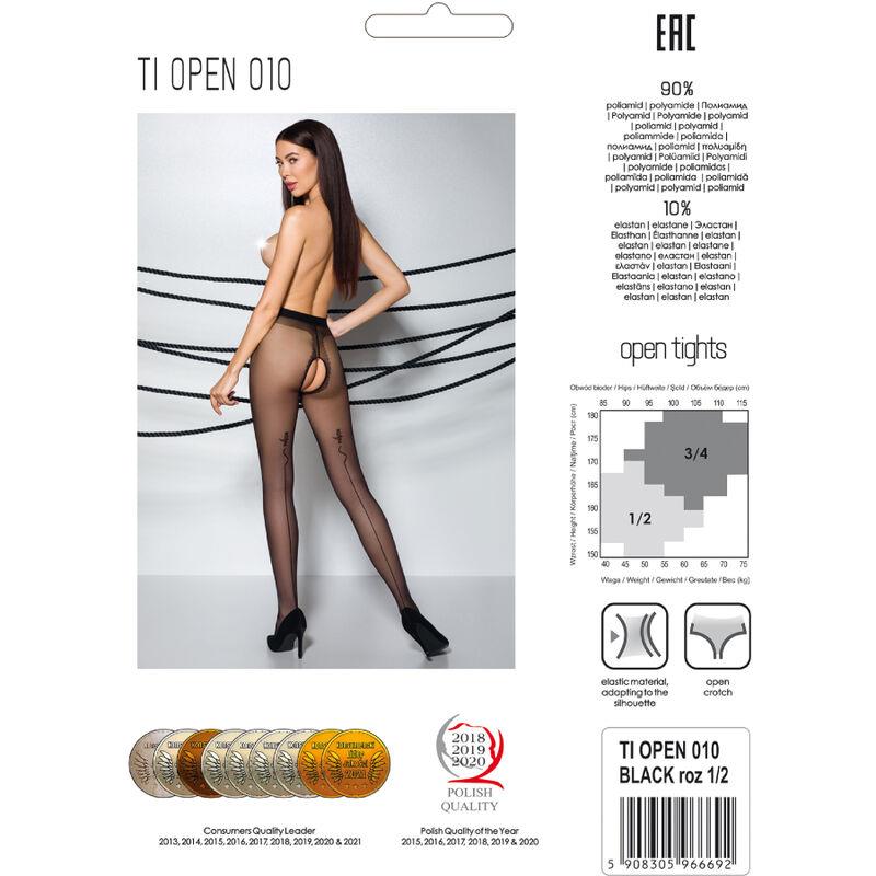 TIOPEN 010 BLACK TIGHTS 1/2 20 DEN
