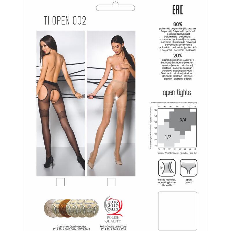TIOPEN 002 BLACK TIGHTS 1/2 20 DEN