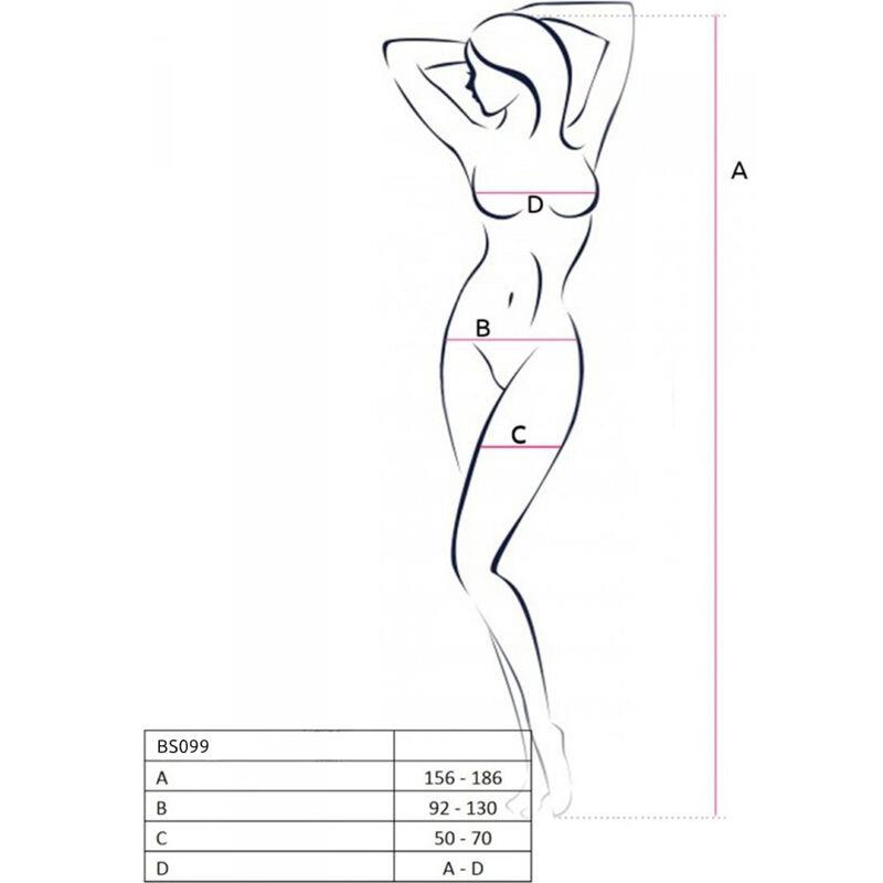 BS099 BLACK BODYSTOCKING ONE SIZE