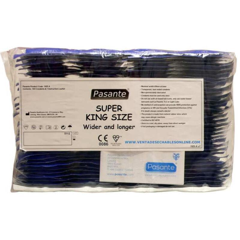 CONDOMS SIZE SUPER KING BAG 144 UNITS
