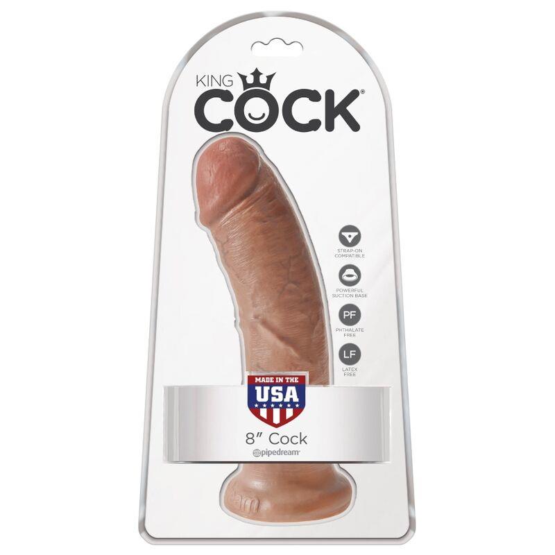 REALISTIC PENIS 19.5 CM CARAMEL